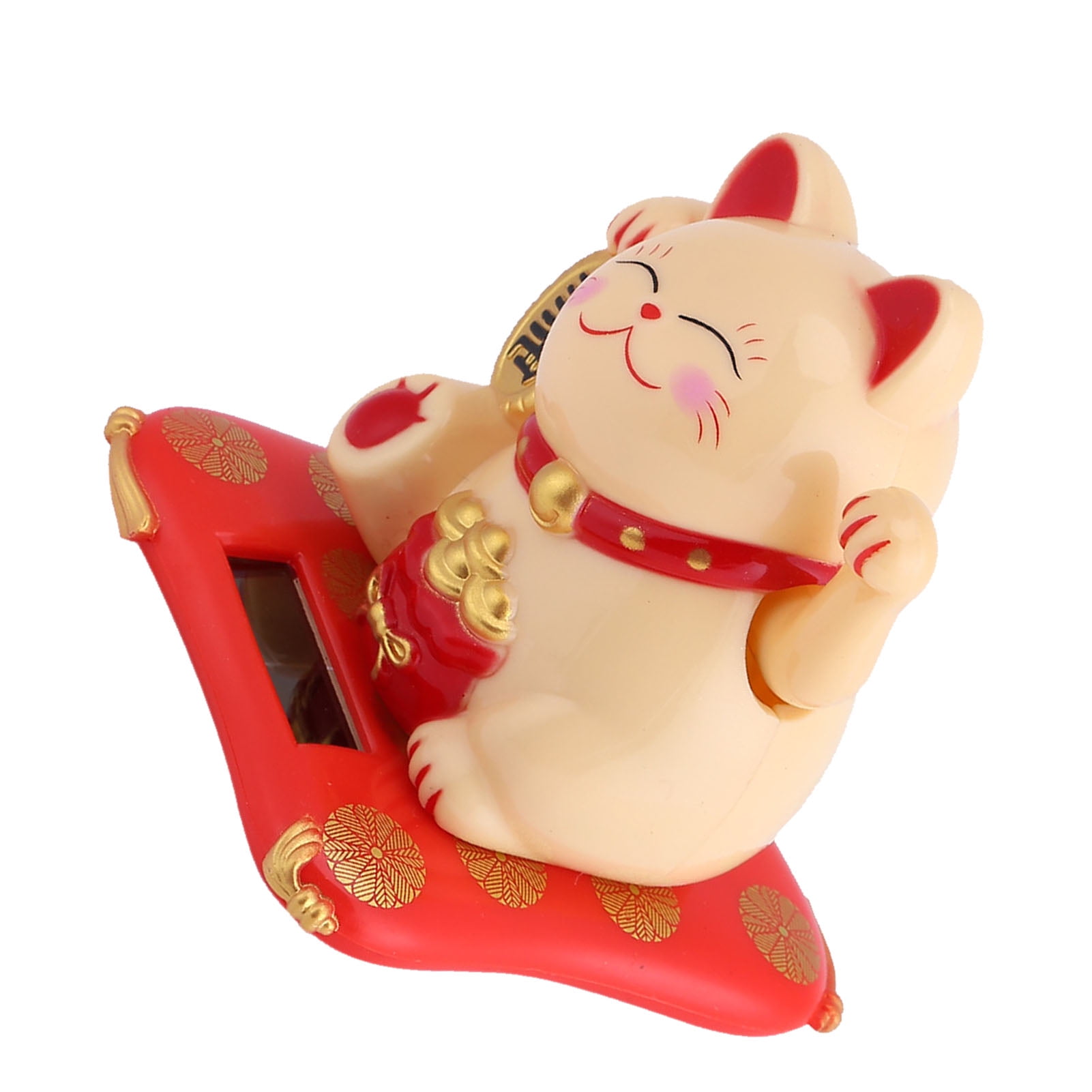Automatic Solar Cat, Waving Lucky Charm For Prosperity Success! Eco