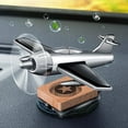 thumbnail image 1 of Automatic Solar Power Rotating Airplane Helicopter Car Perfume Auto Alloy, 1 of 8