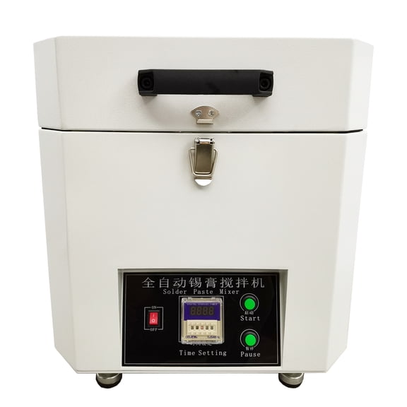 Automatic Solder Paste Mixer Agitator Tin Cream Mixing Machine with Adjustable Time 110V 4 Stirring Apparatus