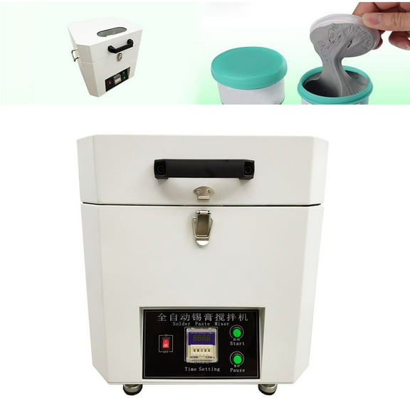 Automatic Solder Paste Mixer Vacuum Defoaming Centrifugal Mixer with 4 Stirring Apparatus