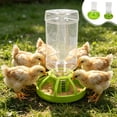 thumbnail image 1 of Automatic Spill-Proof Poultry Waterer and Feeder with Self-Refilling Design for Chicks Quail and Small Farm Birds, 1 of 6