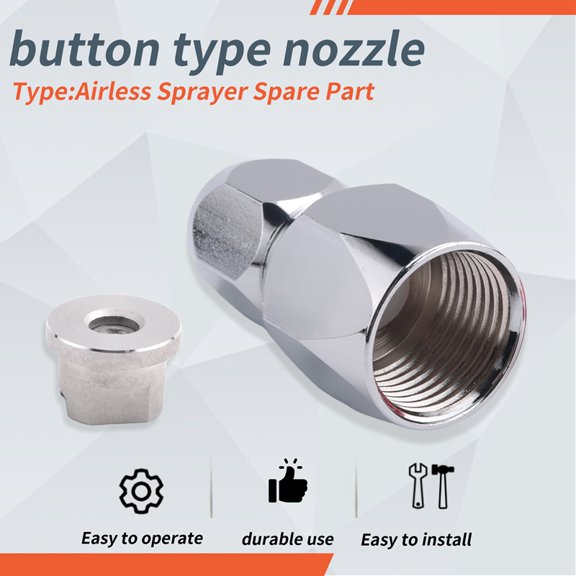 Automatic Sprayer Nozzle Filter Type Nozzle Seat Button Type Nozzle A,1 x 517 Filter type nozzle seat(1 x filter holder,1 x nozzle cap,1 x sealing gasket,1 x nozzle)