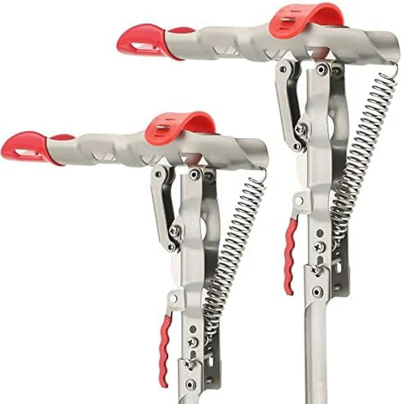 Automatic Spring Fishing Rod Holder | 2 Pack Stainless Steel Fishing Pole Stand with Single Spring Loaded Tip-up for Ground Support Brackets