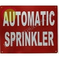 thumbnail image 1 of Automatic Sprinkler Sign (Aluminium Reflective, RED 10x12) (ref-2201), 1 of 5