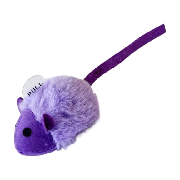 Automatic Squeaky Toy with Electronic Sound, Interactive Moving Kitten Plaything for Indoor Exercise
