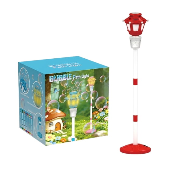 Automatic Standing Bubble Machine,Bubble Blaster Height Adjustable Up to 40 Inches, Outdoor Battery Powered Bubble Maker with Light & Music, Perfect for Parties & Birthday Gifts,C