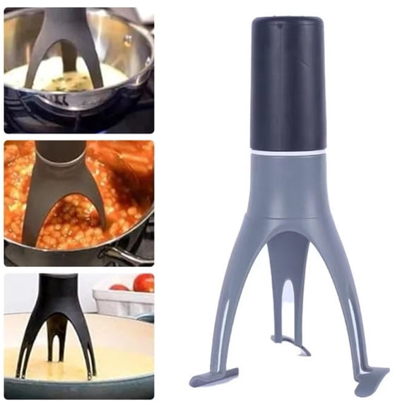 Automatic Stirrer Plastic Material Design Compact Portable pot stirrer automatic For Eggs Coffee Tea Mix Drinks Outdoor Barbecue Efficient Stirring Tool Kitchen Office Use