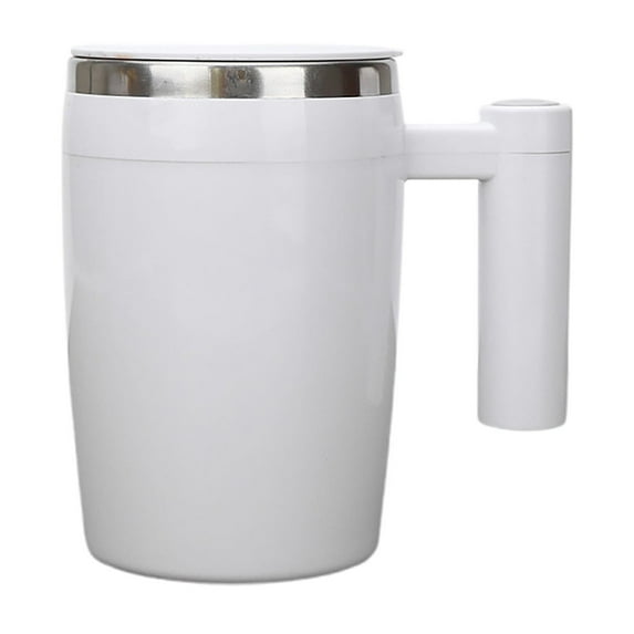 Automatic Stirring Coffee Cup Rechargeable Stainless Steel Self Stirring Mug with Lid Capacity 380ml for Effortless Beverage Preparation