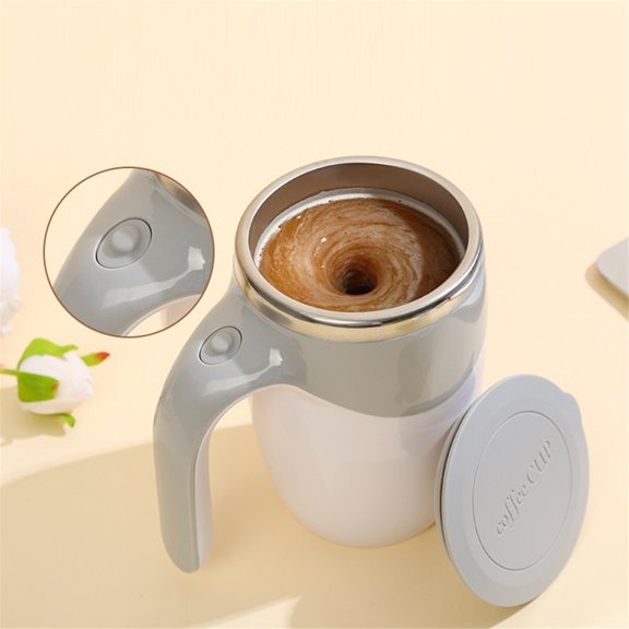 Automatic Stirring Coffee Cup, Reusable Coffee Cup, Rechargeable Self Stirring Coffee Cup, High Speed Stirring Cup A