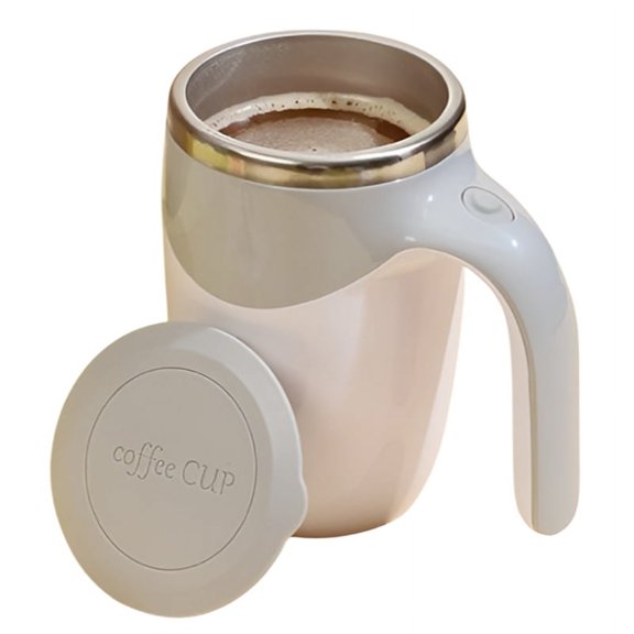 Automatic Stirring Coffee Cup, Reusable Coffee Cup, Rechargeable Self Stirring Coffee Cup, High Speed Stirring Cup B
