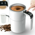 thumbnail image 1 of Automatic Stirring Coffee Cup with LED Display, 13oz Self-Stirring Mug, 304 Stainless Steel Material, 1 of 7