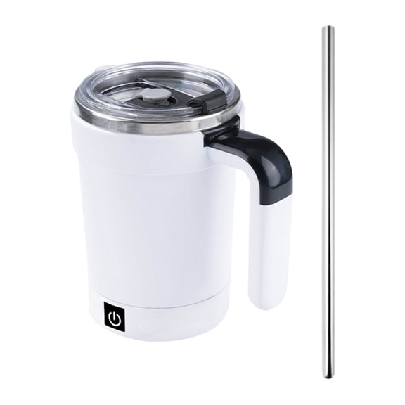 Automatic Stirring Coffee Mug 16oz, Electric Stirring Cup with Digital Temp Display - Rechargeable Self Mixing Smart Mug for Coffee, Milk, Tea, Insulated