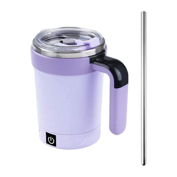 Automatic Stirring Coffee Mug 16oz, Electric Stirring Cup with Digital Temp Display - Rechargeable Self Mixing Smart Mug for Coffee, Milk, Tea, Insulated