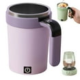 thumbnail image 1 of Automatic Stirring Coffee Mug with Temperature Display, 2026 Upgraded Self Stirring Cup, USB Rechargeable Romantic Coffee Mug Gift for Valentine’s Day, 7.4*3.36in, 1 of 9