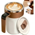 thumbnail image 1 of Automatic Stirring Mug with Temperature Display,2026 Rechargeable Electric Coffee Cup, Stainless Steel Auto-Stirring Mug with Lid for Hot & Cold Beverages (Coffee), 1 of 8