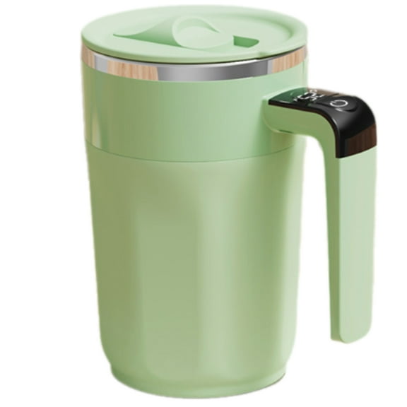 Automatic Stirring Mug with Temperature Display Rechargeable Electric Mixing Cup Rotating Beverage Mixer