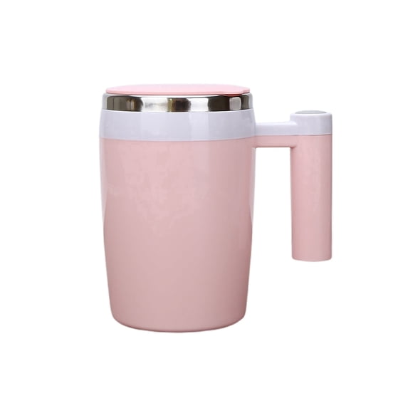 Automatic Stirring Rechargeable Stainless Steel Coffee Cup With Lid Self Stirring Technology For Effortless Mixing