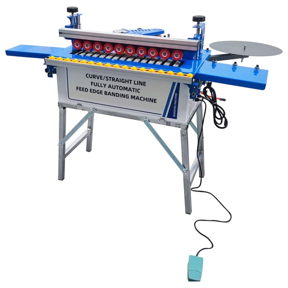 Automatic Straight/Curved Edge Banding Machine Double-sided Adhesive Auto Band Breaking