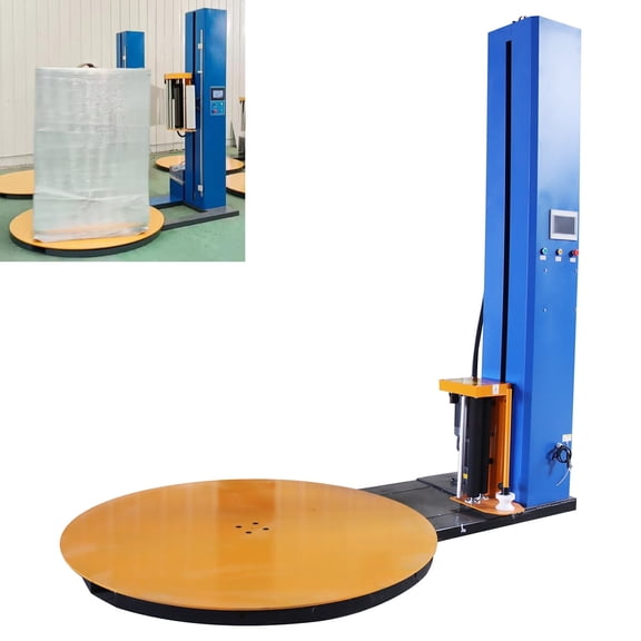 Automatic Stretch Shrink Film Pallet Wrapper Wrapping Machine Load Capacity 4409lb Height up 7.2Ft