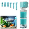 thumbnail image 1 of Automatic Submersible Aquarium Filter, Silent Multi-Layer Internal Filter Pump with Oxygenation, Waste Intake, Adjustable Flow for Freshwater and Saltwater Fish Tanks, 1 of 11