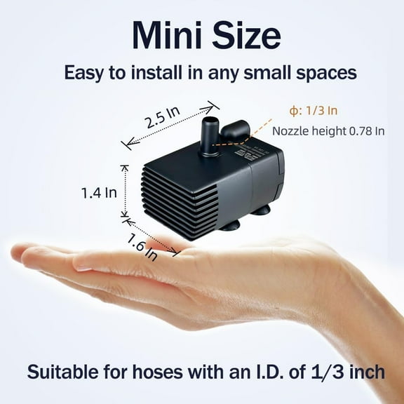 Automatic  Sump Pump with Water Sensor, 5 FT Lift 55 GPH 115V/230V Condensate Pump for Dehumidifier,  Conditioner, Basement