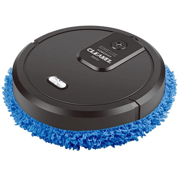 Automatic Cleaning Robot Sweep and Wet Mopping Floors Smart Sweeping Cleaning Robot Black USB Charging