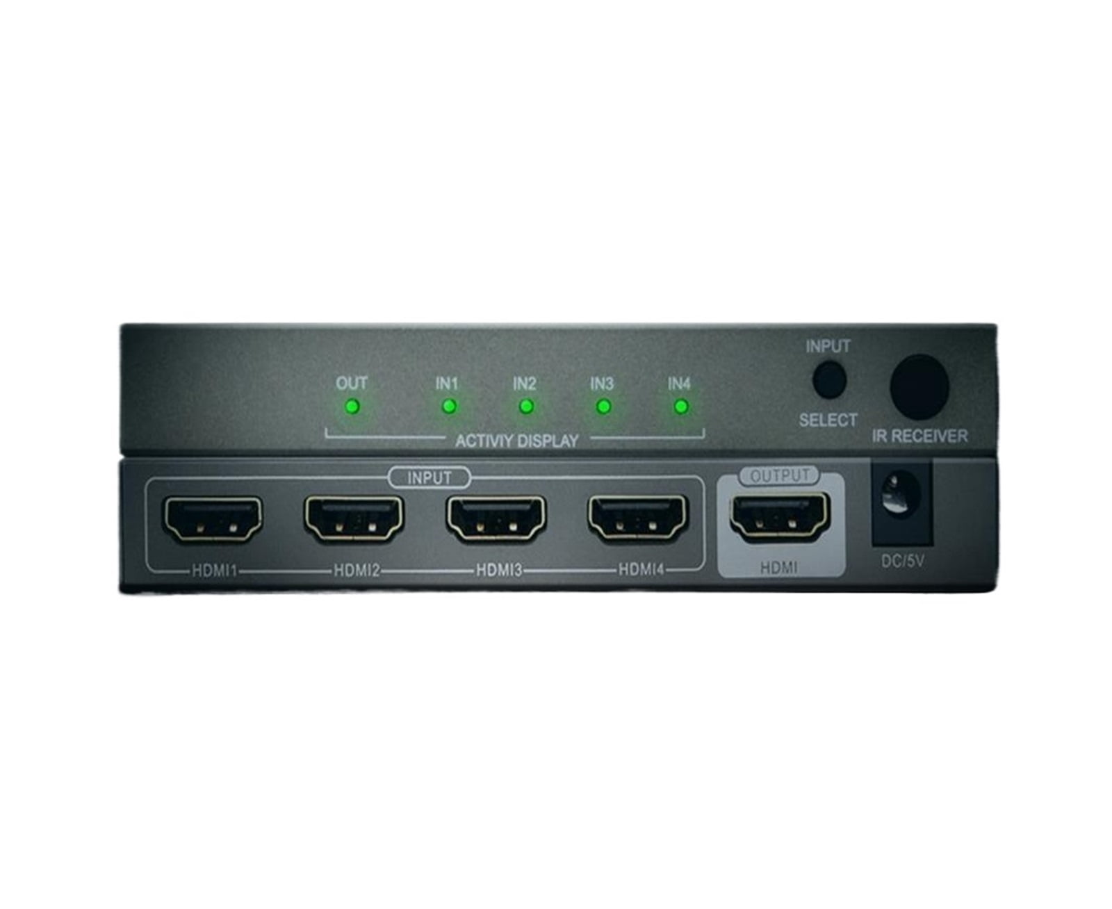 Automatic Switcher 4 In 1 Out With 3.5mm SPDIF Output 4K 60Hz HDR ...