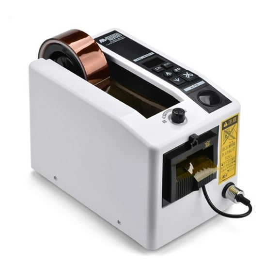 Automatic Tape Cutting Machine, Double Sided Electric Tape Dispenser 6-50mm, Adhesive Paper Cutter Packaging Machine M-1000