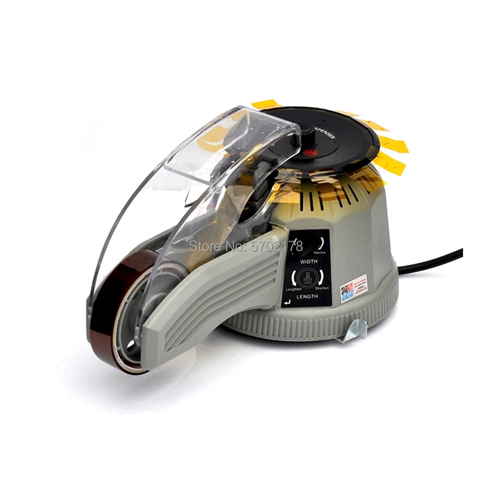 Automatic Tape Dispenser Machine Turntable Disc Adhesive Tape Holder Transparent Stationery Tape Packaging Tape Cutter
