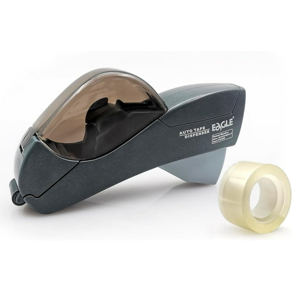 Automatic Tape Dispenser for Wrapping Gifts, Handheld Packaging Tape Dispenser Gun with Cutter-Purple