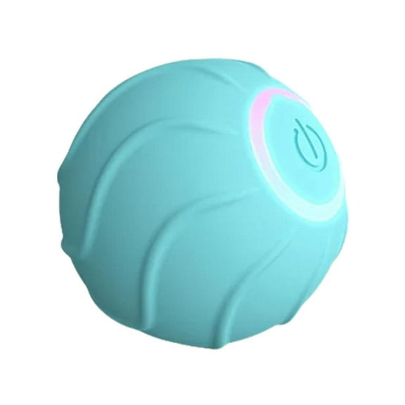 Automatic Teasing Jumping Ball for Cats: With Bopping, Moving, LED Effects, and Light/Sound Sensors, Made of Plastic and Silicone