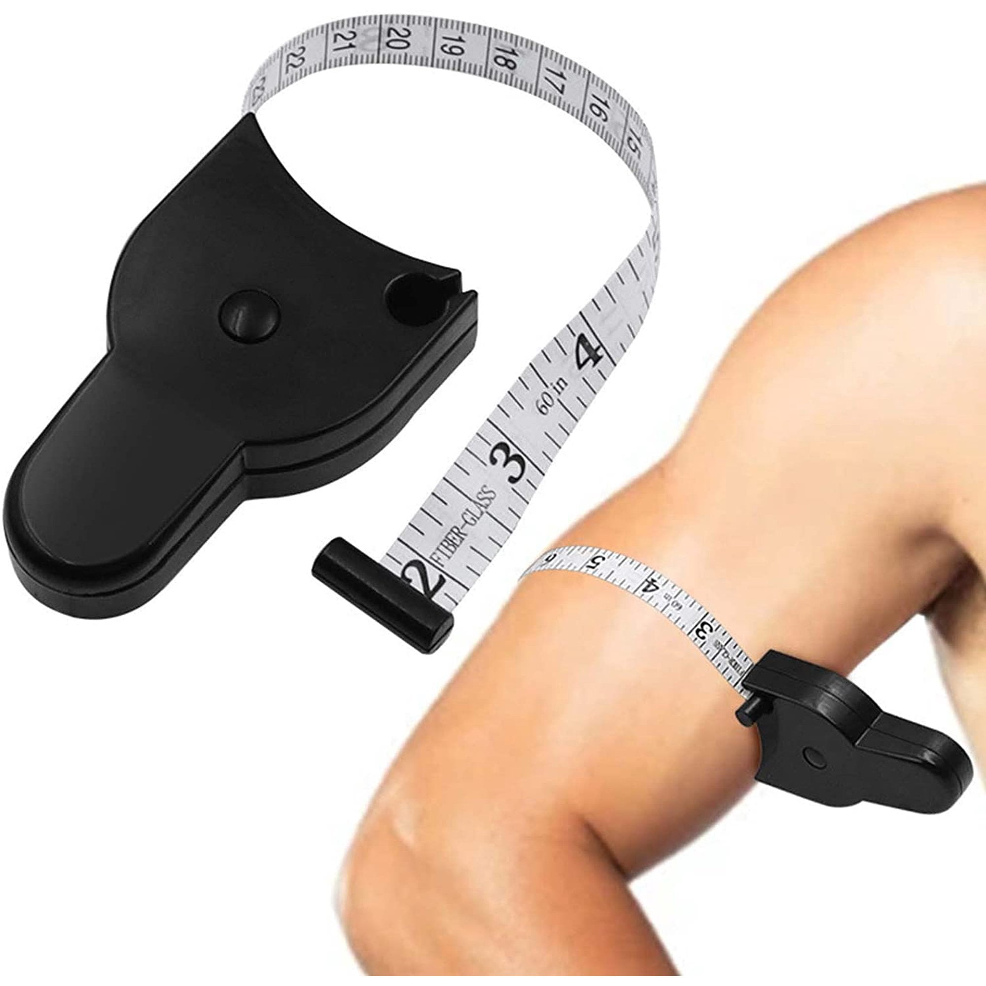 Automatic Telescopic Tape Measure(60in/150cm), Measuring Tape for  Body,Self-Tightening Body Measuring Tape,Retractable Tape Measure for  Fitness
