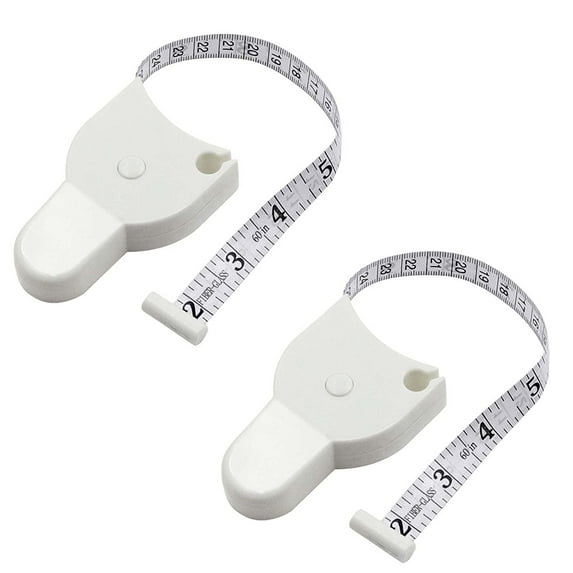 Automatic Telescopic Soft Tape Measure Double Scale Body Sewing Flexible Ruler, Measuring Tape for Body Measurements, Sewing Products,Measure Length 60inch (150cm) Double Scale on Both Sides