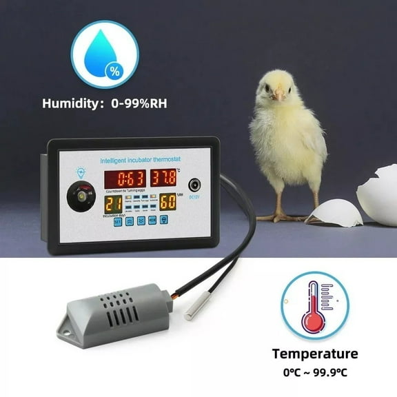 Automatic Temperature and Humidity Control Egg Incubator for All Settings 220V