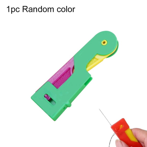 Automatic Threading Aid Needle Threader, Needle Threaders for Hand Sewing, Household Portable Hand Sewing NeedleThreader for Embroidery, Suitable for The Elderly and Those Who Like to Do Needlework