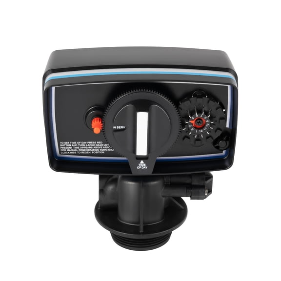 Automatic Time Clock Control Valve 12 Day Control Timer Valve for Water Filter Softener Resin Stable Effluent Fit for Pure Water Beverage Boiler Electronics Chemical and Pharmaceutical Industries