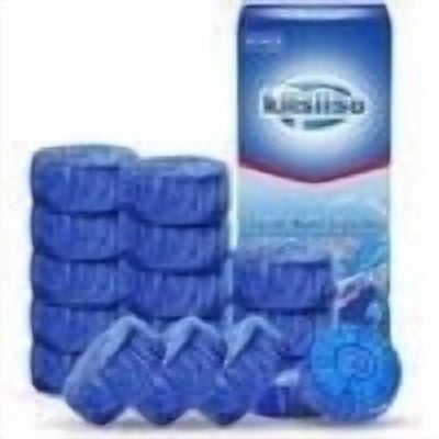 Automatic Toilet Bowl Cleaner Tablets Bathroom Toilet Tank Cleaner,Blue Toilet Bowl Bubbles,Strong Detergent Ability,Long-lasting 300 brushes,Mild Fresh Pine Scent(18 Pack)