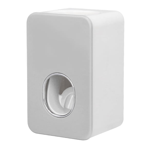 Automatic Toothpaste Dispenser Wall Mounted Hands Free Squeezer Gray Style for Bathroom 4.4 x 2.8 x 2.4 in