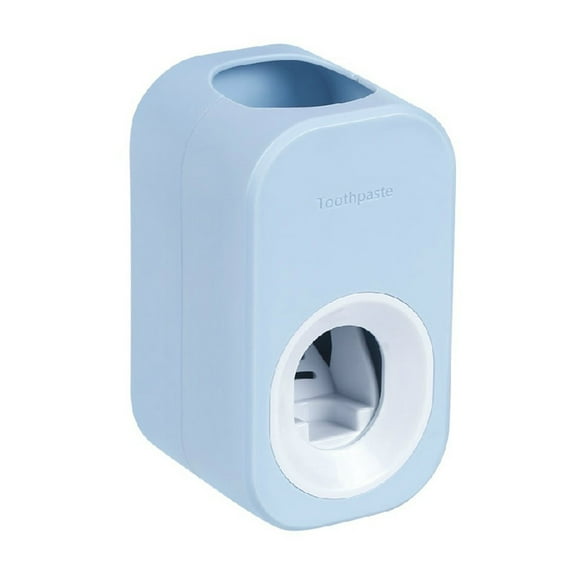 Automatic Toothpaste Squeezer Rack Non Perforation Toothware Organizer - Wall Mounted Dispenser for Bathroom Counter Organization