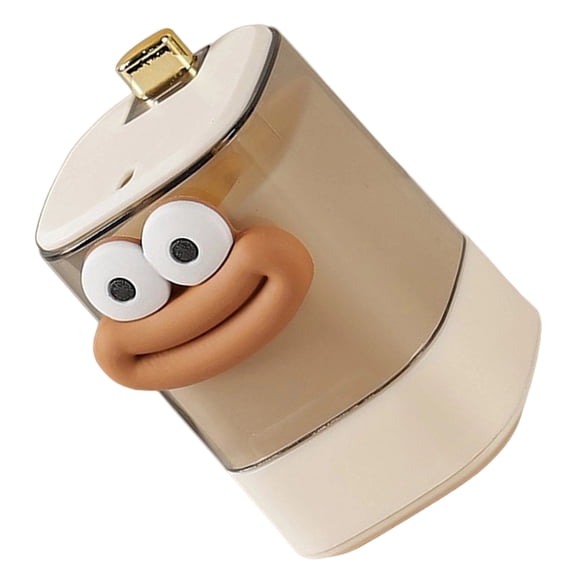 Automatic Toothpick Dispenser Cartoon Mouth Pattern Toothpick Box Kitchen Accessory Space Saving For Home Use
