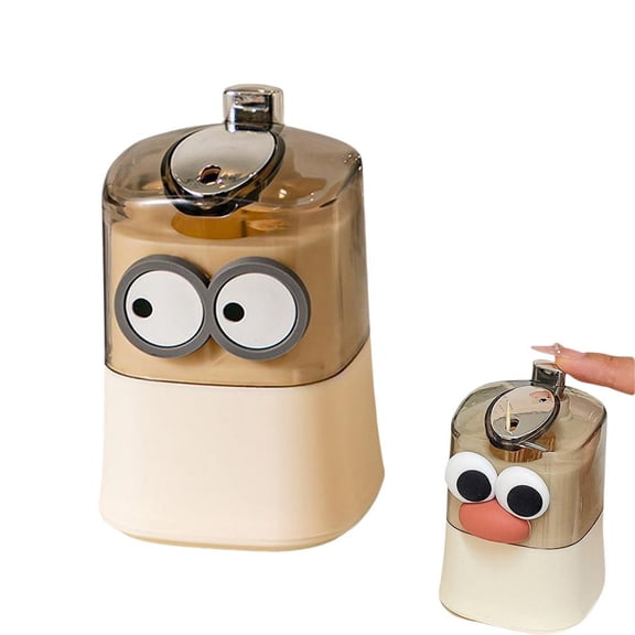Automatic Toothpick Dispenser With Hygienic Single Pick Release And Translucent Cartoon Design For Home Or Office