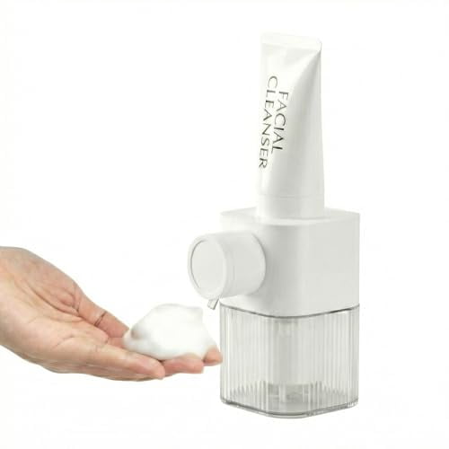 Automatic Touchless Foam Soap Dispenser, USB-C Rechargeable Smart Foaming Machine, 305ml Capacity, 0.5s Sensor Response for Kitchen and Bathroom Use