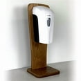 thumbnail image 1 of Automatic Touchless Gel Hand Sanitizer Dispenser on Oak Countertop Stand, Medium Oak, 1 of 1