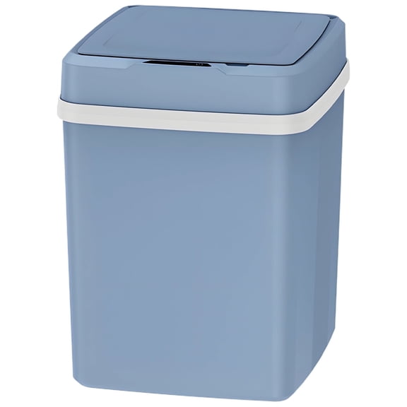 Automatic Touchless Trash Can, 12L Sensor Kitchen Trash Can with Built-In USB Rechargeable Battery, Waterproof & Odor-Proof Design, Hands-Free Garbage Bin for Kitchen, Bathroom, Office, blue