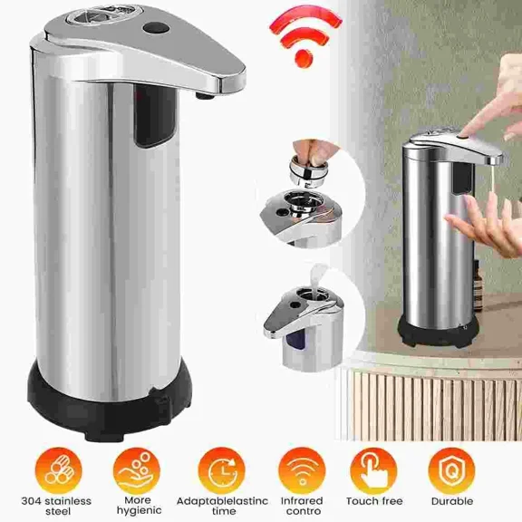 Automatic Touchless Soap Dispenser Foaming Liquid Hands-Free Infrared Sensor New