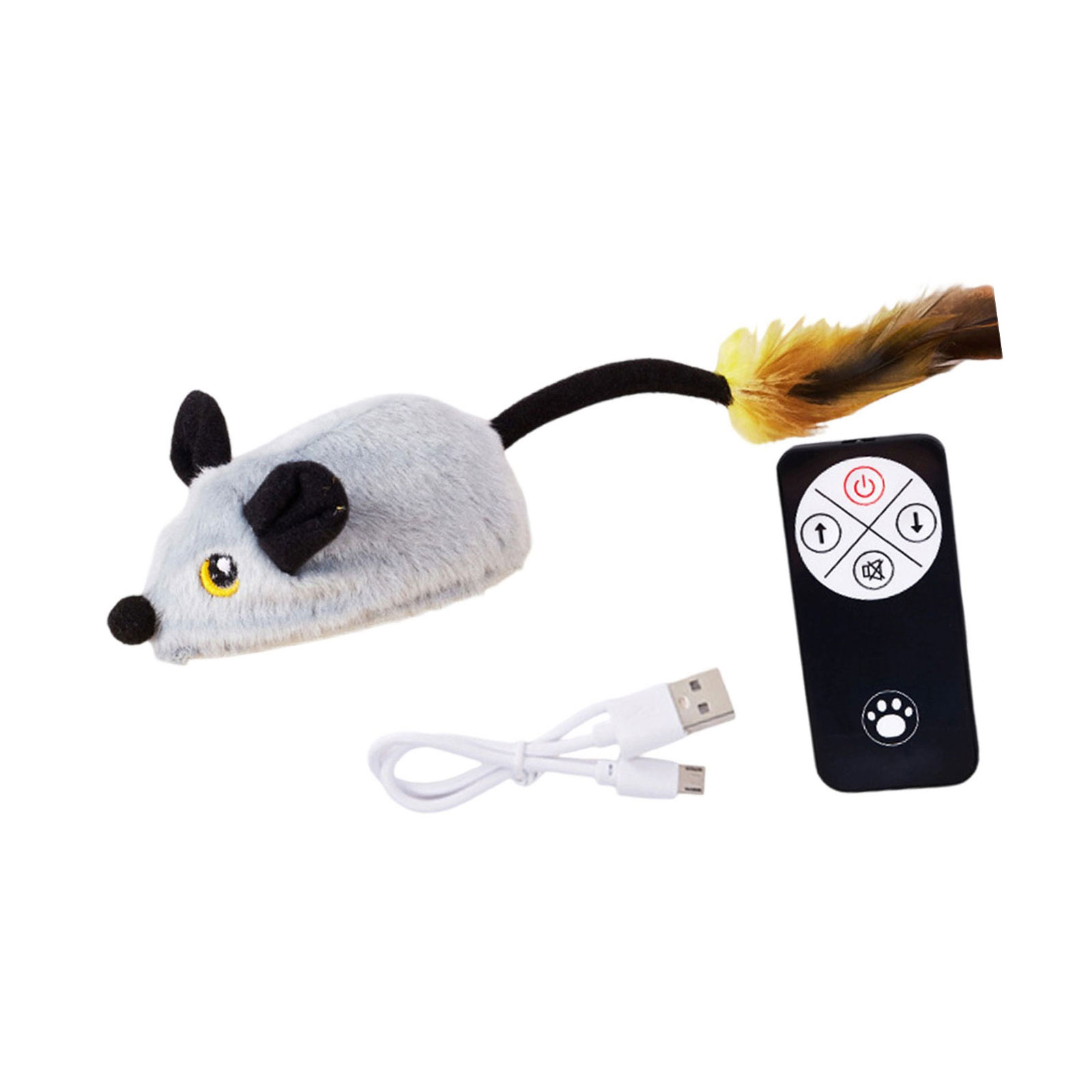 Remote Control Cat Machine Automatic Toy Cats Interactive Fun Remote Control Teasing Fun Exercise ...
