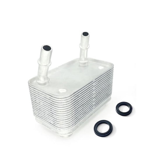 Automatic Transmission Cooler Assembly with O-Rings - Compatible with 2003 - 2009 Land Rover Range Rover 4.4L V8 2004 2005 2006 2007 2008