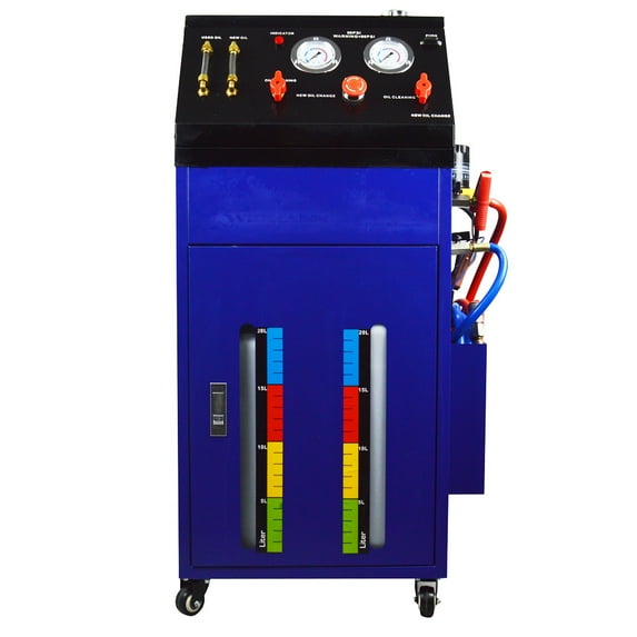 Automatic Transmission Fluid Oil Exchange Flush Cleaning Machine with Dual 5.3Gal Tanks DC12V