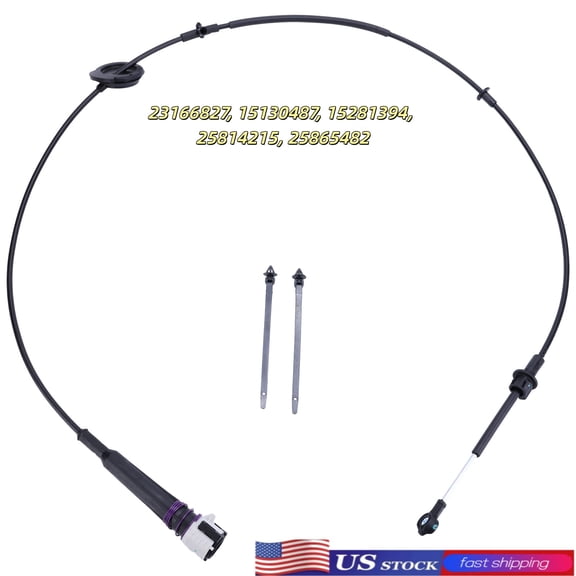 Automatic Transmission Gear Shift Cable Compatible for Chevy Express 1500 2003-2014 Replace 23166827