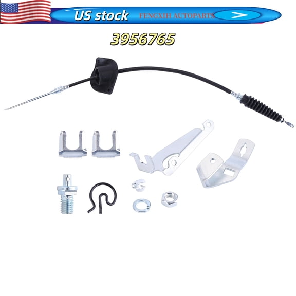 Automatic Transmission Gear Shifter Cable Kit Auto Trans Control Lever Cable Assembly Compatible for Camaro Chevelle Monte Carlo 1968-1972 Replaces 3956765